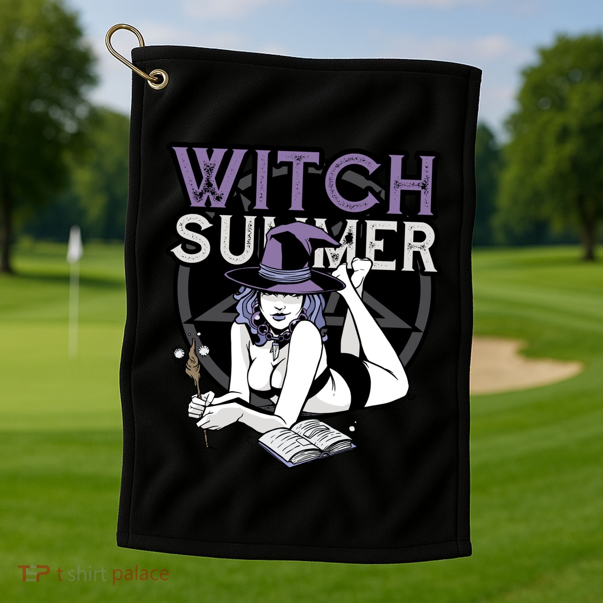 Witch Summer Golf Towel