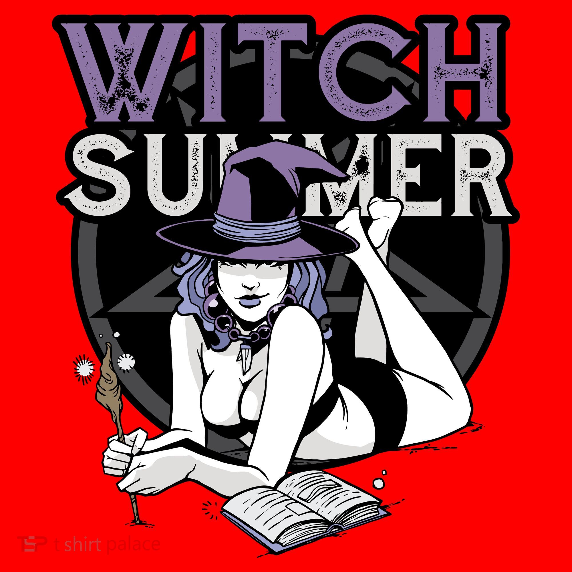 Witch Summer Santa Hat