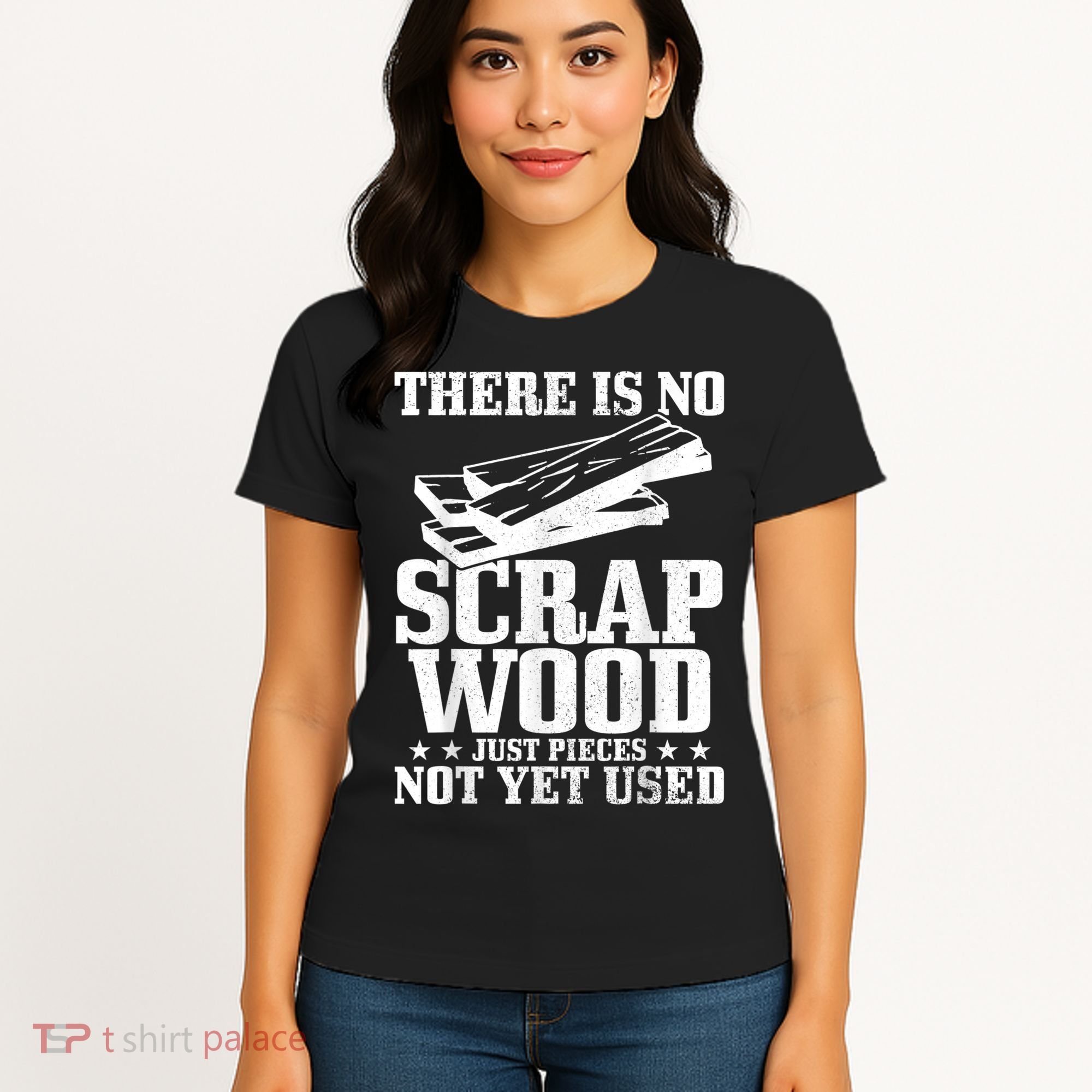 Woodworker Scrap Wood Woodworking Funny Carpenter Women's T-Shirt