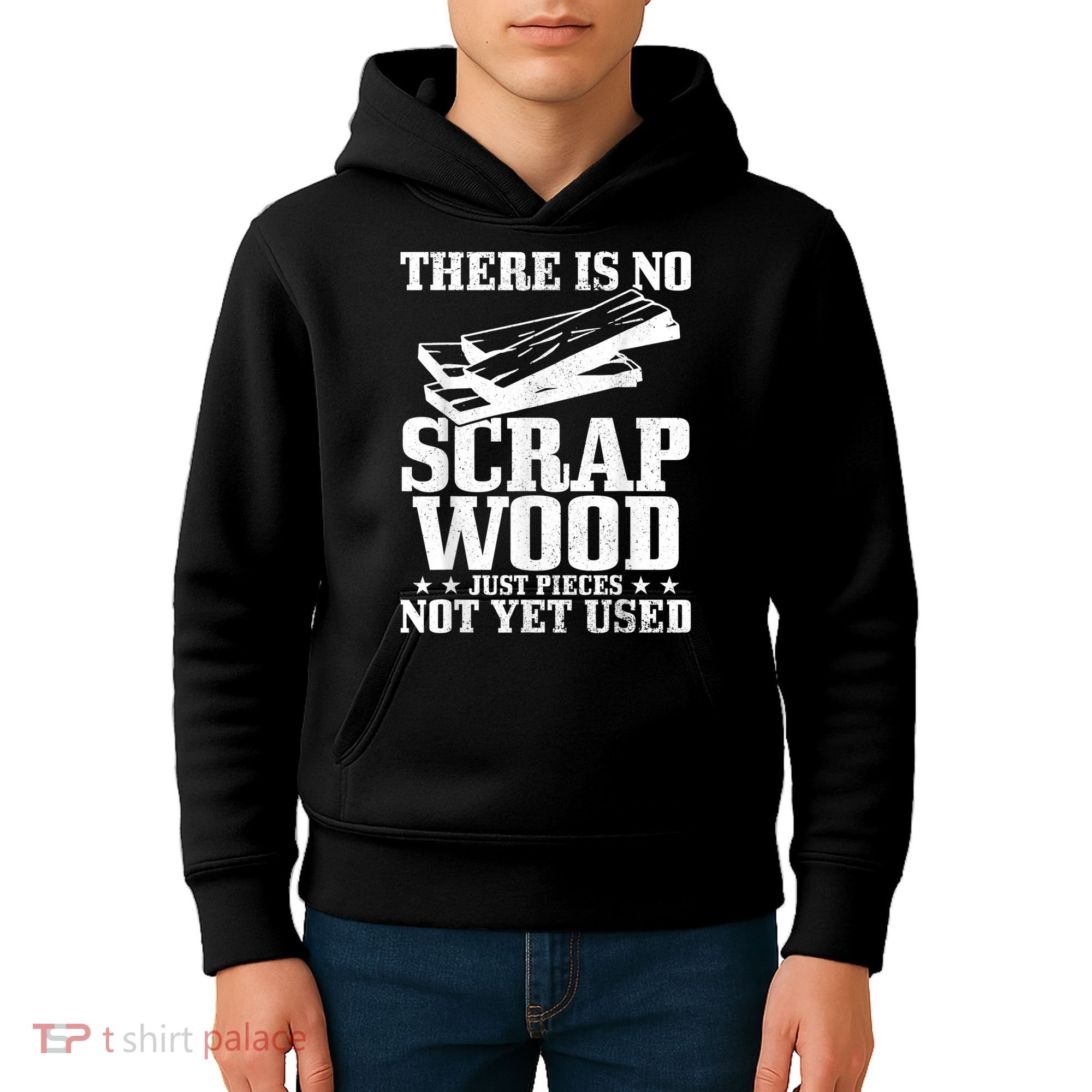 Woodworker Scrap Wood Woodworking Funny Carpenter Kids Hoodie