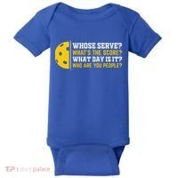 Whose Serve What's The Score Pickleball Paddle Baby Bodysuit thumb 0