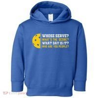 Whose Serve What's The Score Pickleball Paddle Toddler Hoodie thumb 0
