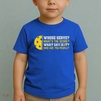Whose Serve What's The Score Pickleball Paddle Toddler T-Shirt thumb 2