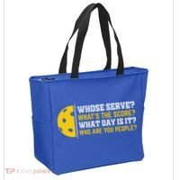 Whose Serve What's The Score Pickleball Paddle Tote Bag thumb 2