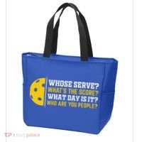 Whose Serve What's The Score Pickleball Paddle Tote Bag thumb 3