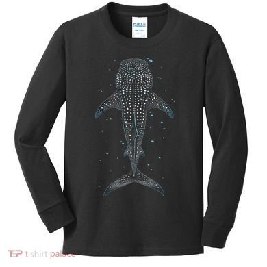 Whale Shark Kids Long Sleeve Shirt