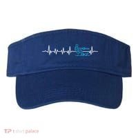 Water Skier Waterski Wakeboarding Water Skiing Heartbeat Gift Visor thumb 0