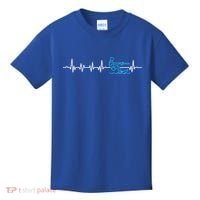 Water Skier Waterski Wakeboarding Water Skiing Heartbeat Gift Kids T-Shirt thumb 0