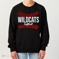 Wildcats Softball Wildcat Fastpitch Mom Women's Sweatshirt thumb 0