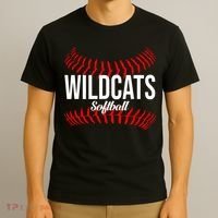 Wildcats Softball Wildcat Fastpitch Mom T-Shirt thumb 3