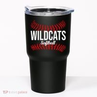 Wildcats Softball Wildcat Fastpitch Mom Tumbler thumb 0