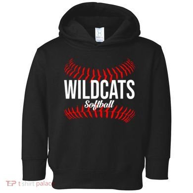 Wildcats Softball Wildcat Fastpitch Mom Toddler Hoodie