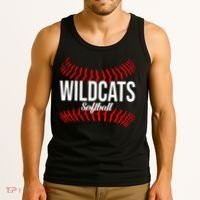 Wildcats Softball Wildcat Fastpitch Mom Tank Top thumb 3