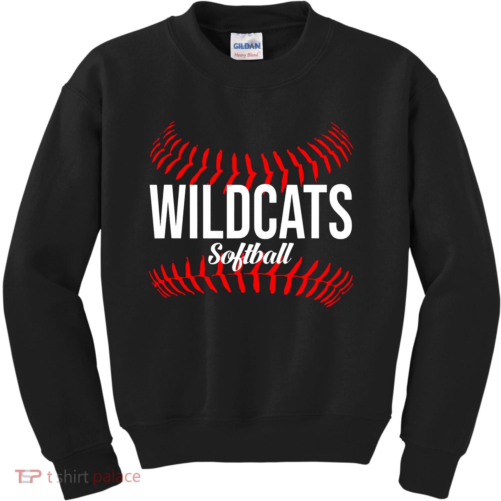 Wildcats Softball Wildcat Fastpitch Mom Kids Sweatshirt