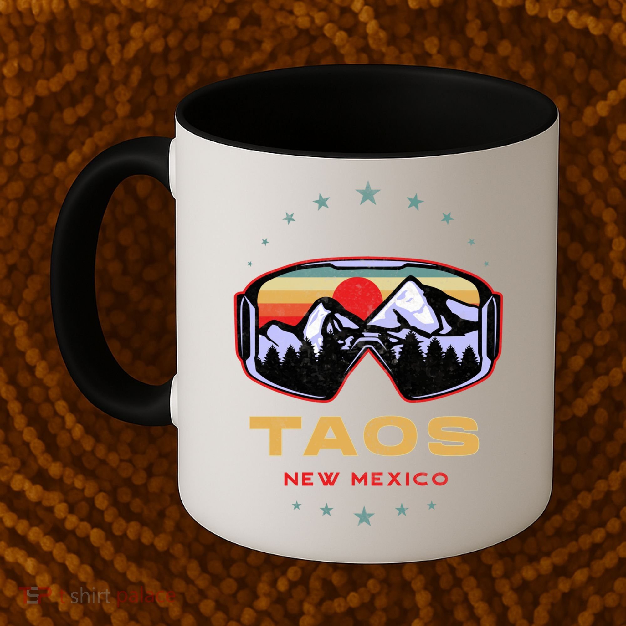 Winter Sport With Ski Or Snowboard Or Taos New Mexico Gift Coffee Mug