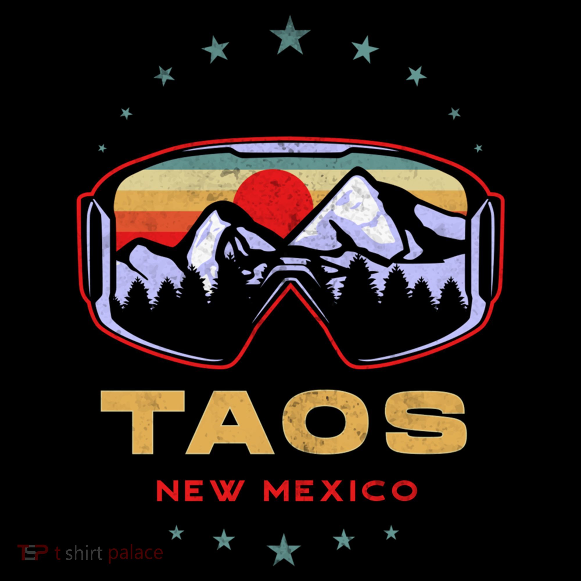 Winter Sport With Ski Or Snowboard Or Taos New Mexico Gift Coffee Mug