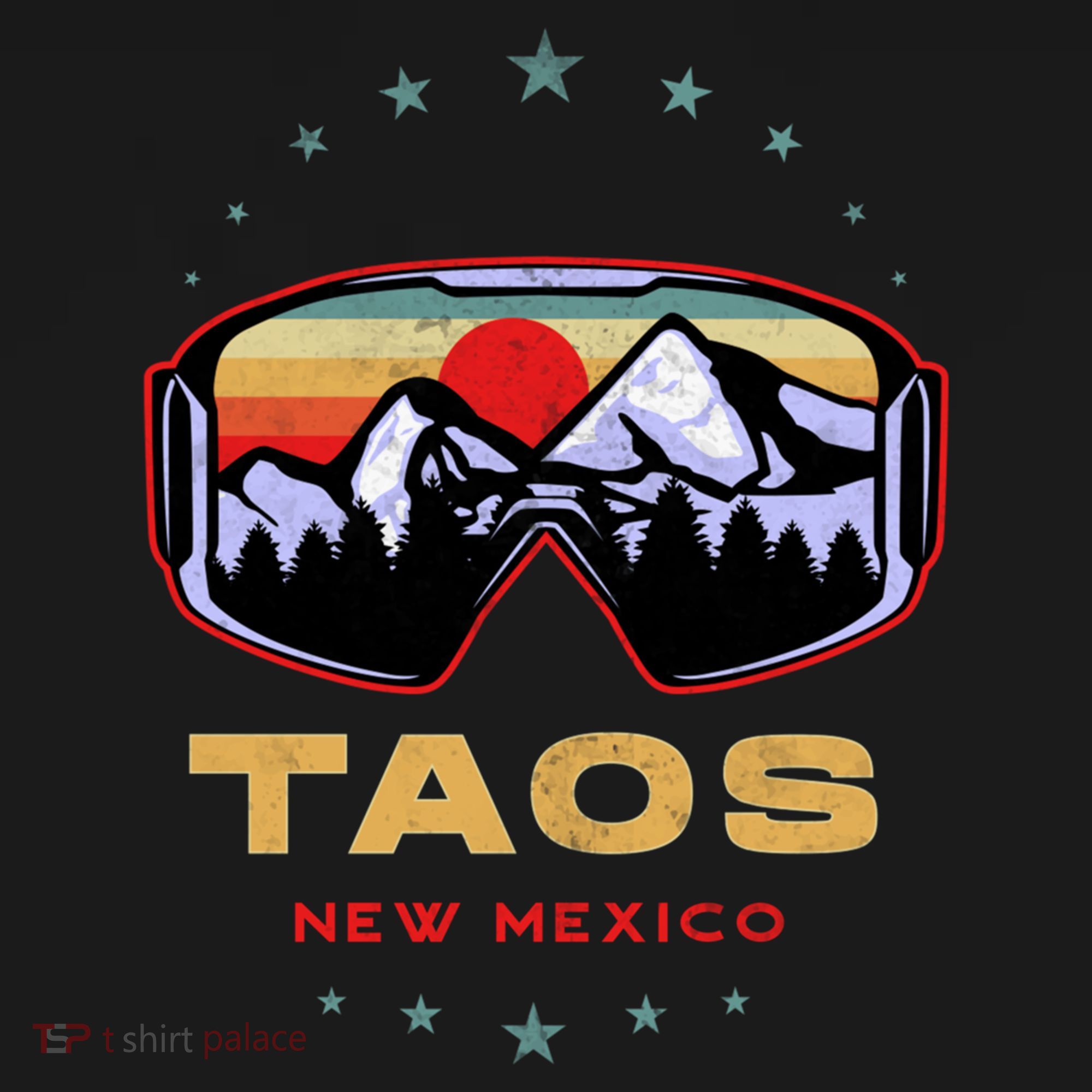 Winter Sport With Ski Or Snowboard Or Taos New Mexico Gift Ornament