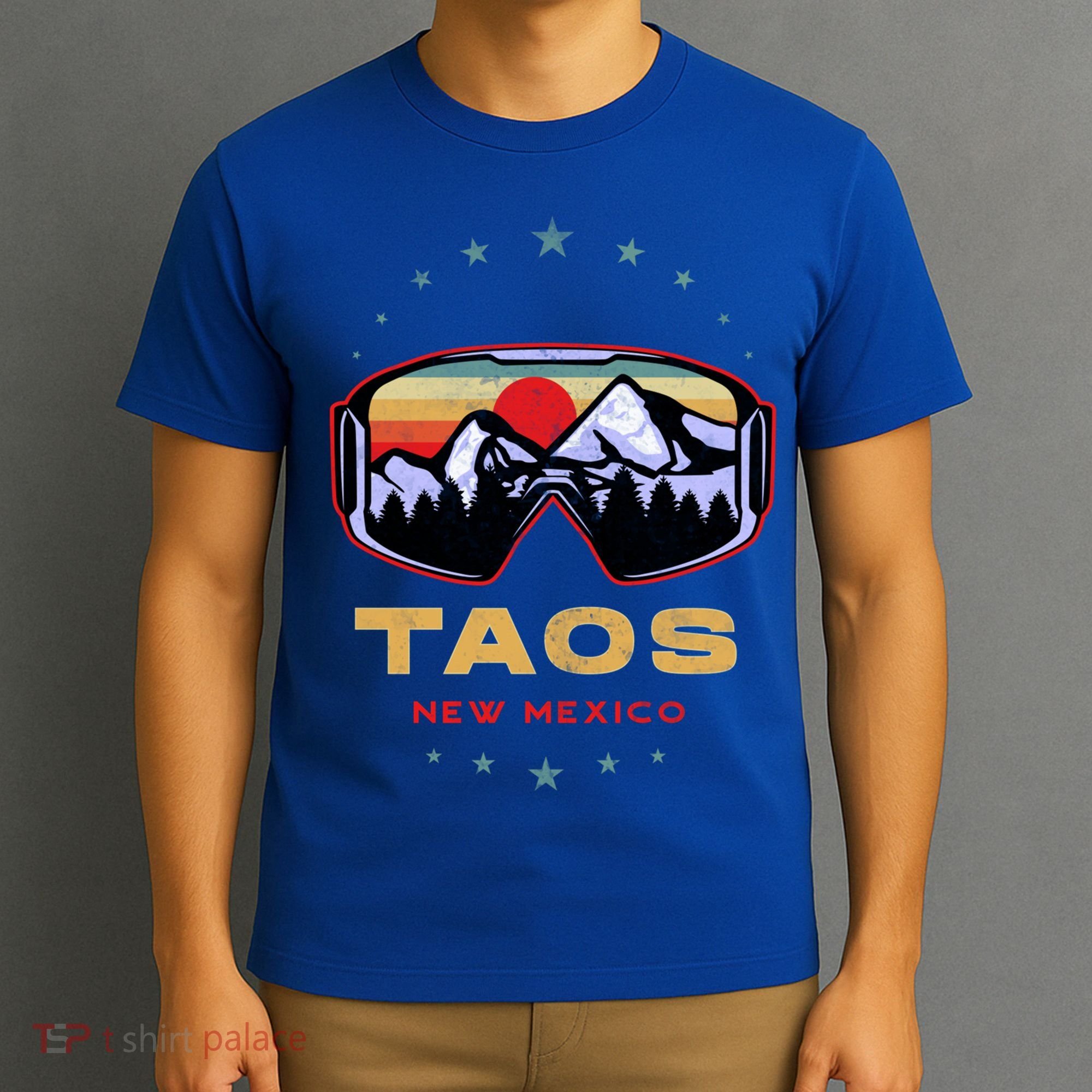 Winter Sport With Ski Or Snowboard Or Taos New Mexico Gift T-Shirt