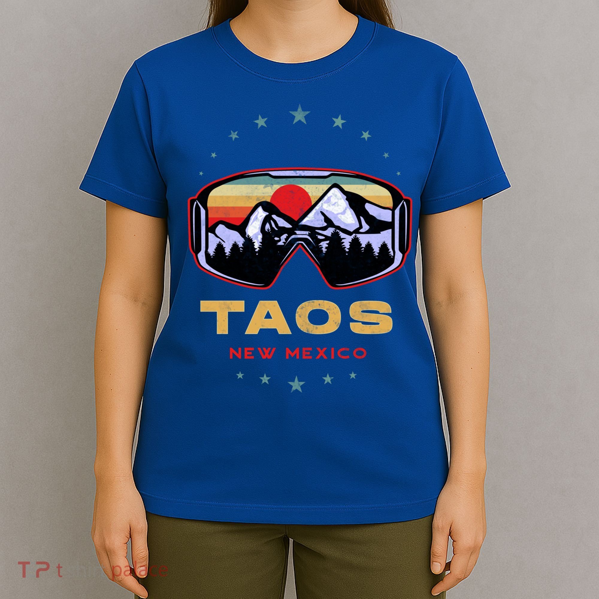 Winter Sport With Ski Or Snowboard Or Taos New Mexico Gift T-Shirt