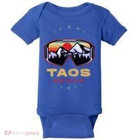 Winter Sport With Ski Or Snowboard Or Taos New Mexico Gift Baby Bodysuit thumb 0
