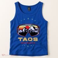 Winter Sport With Ski Or Snowboard Or Taos New Mexico Gift Tank Top thumb 2