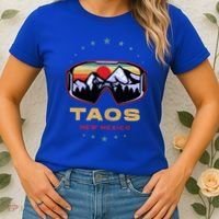 Winter Sport With Ski Or Snowboard Or Taos New Mexico Gift Women's T-Shirt thumb 2
