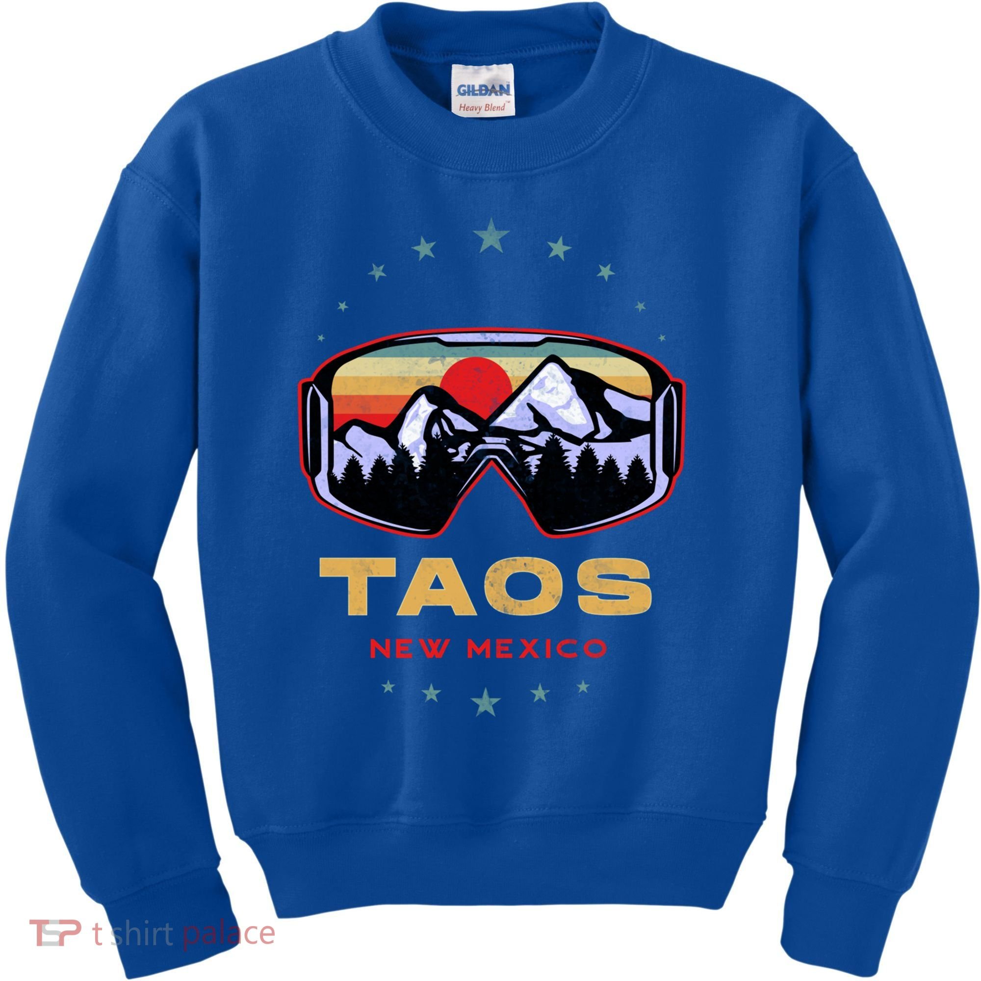 Winter Sport With Ski Or Snowboard Or Taos New Mexico Gift Kids Sweatshirt