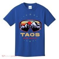 Winter Sport With Ski Or Snowboard Or Taos New Mexico Gift Kids T-Shirt thumb 0