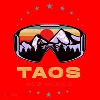 Winter Sport With Ski Or Snowboard Or Taos New Mexico Gift Santa Hat thumb 1