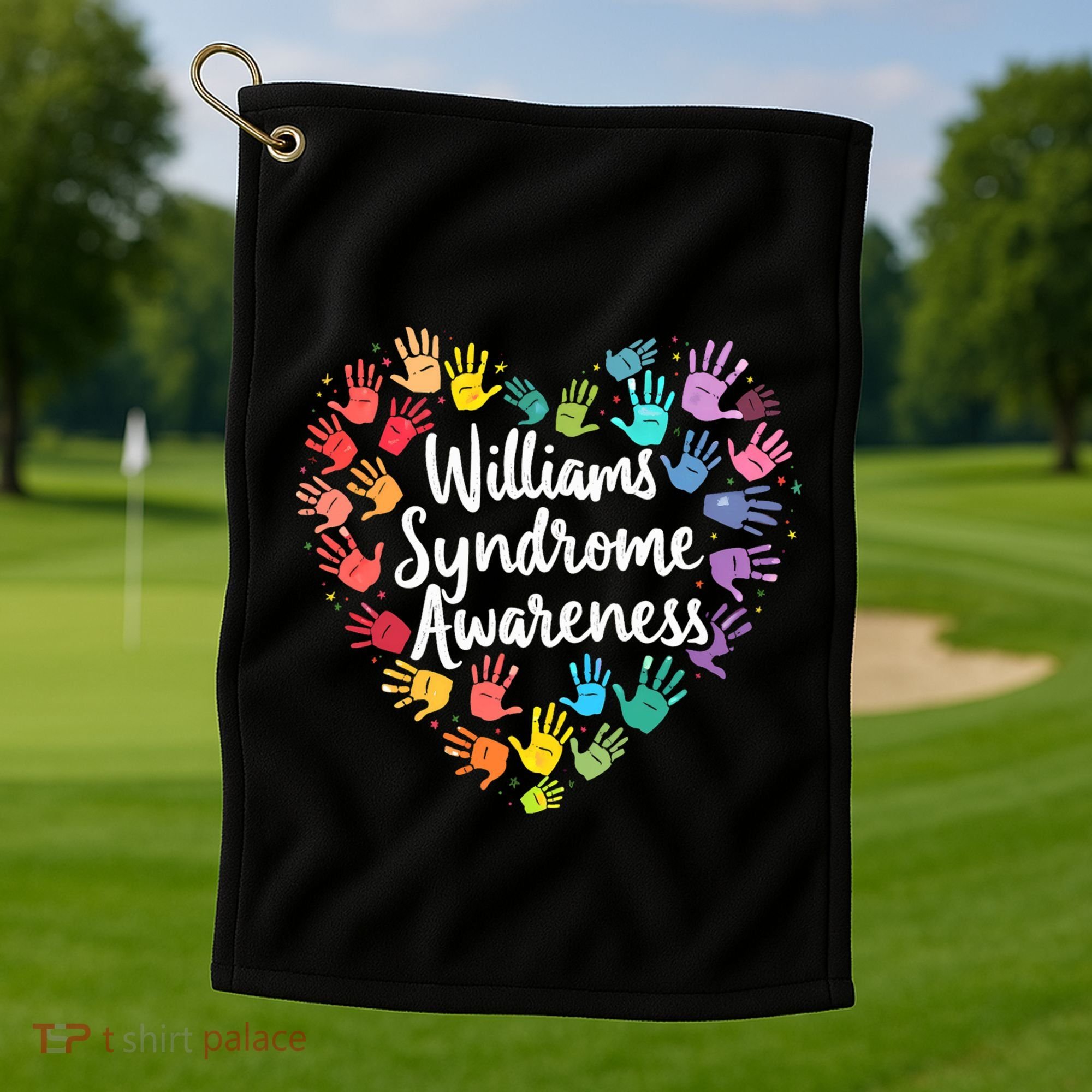 Williams Syndrome Warrior Awareness Golf Towel