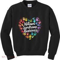 Williams Syndrome Warrior Awareness Kids Sweatshirt thumb 0