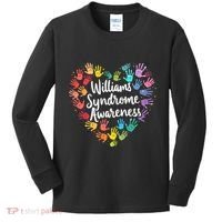 Williams Syndrome Warrior Awareness Kids Long Sleeve Shirt thumb 0