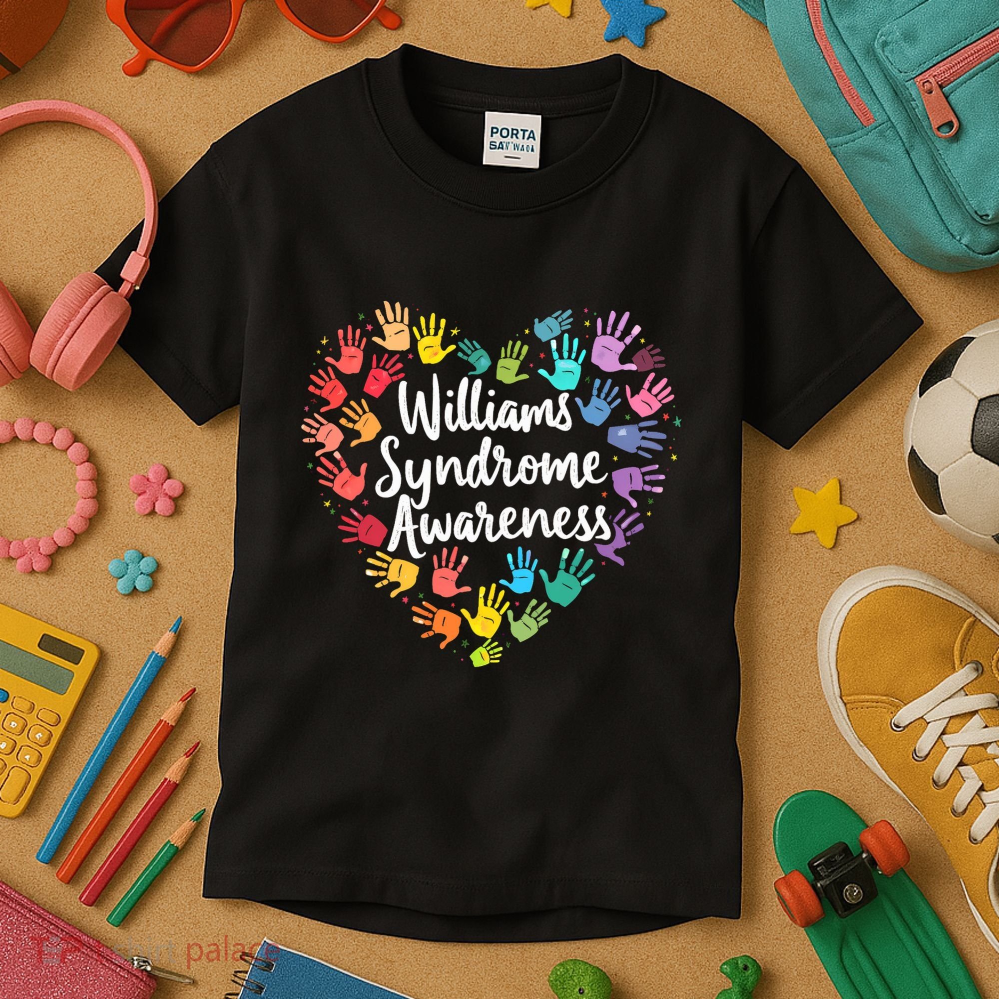 Williams Syndrome Warrior Awareness Kids T-Shirt