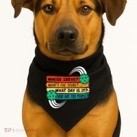 Whose Serve Who Are You People Pickleball Player USA-Made Doggie Bandana thumb 1