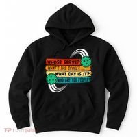 Whose Serve Who Are You People Pickleball Player Hoodie thumb 0
