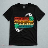 Whose Serve Who Are You People Pickleball Player T-Shirt thumb 5