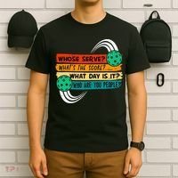Whose Serve Who Are You People Pickleball Player T-Shirt thumb 6