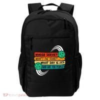 Whose Serve Who Are You People Pickleball Player Backpack thumb 0