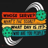 Whose Serve Who Are You People Pickleball Player Backpack thumb 2