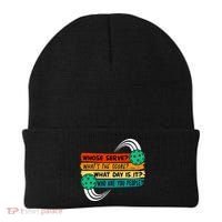 Whose Serve Who Are You People Pickleball Player Beanie thumb 0