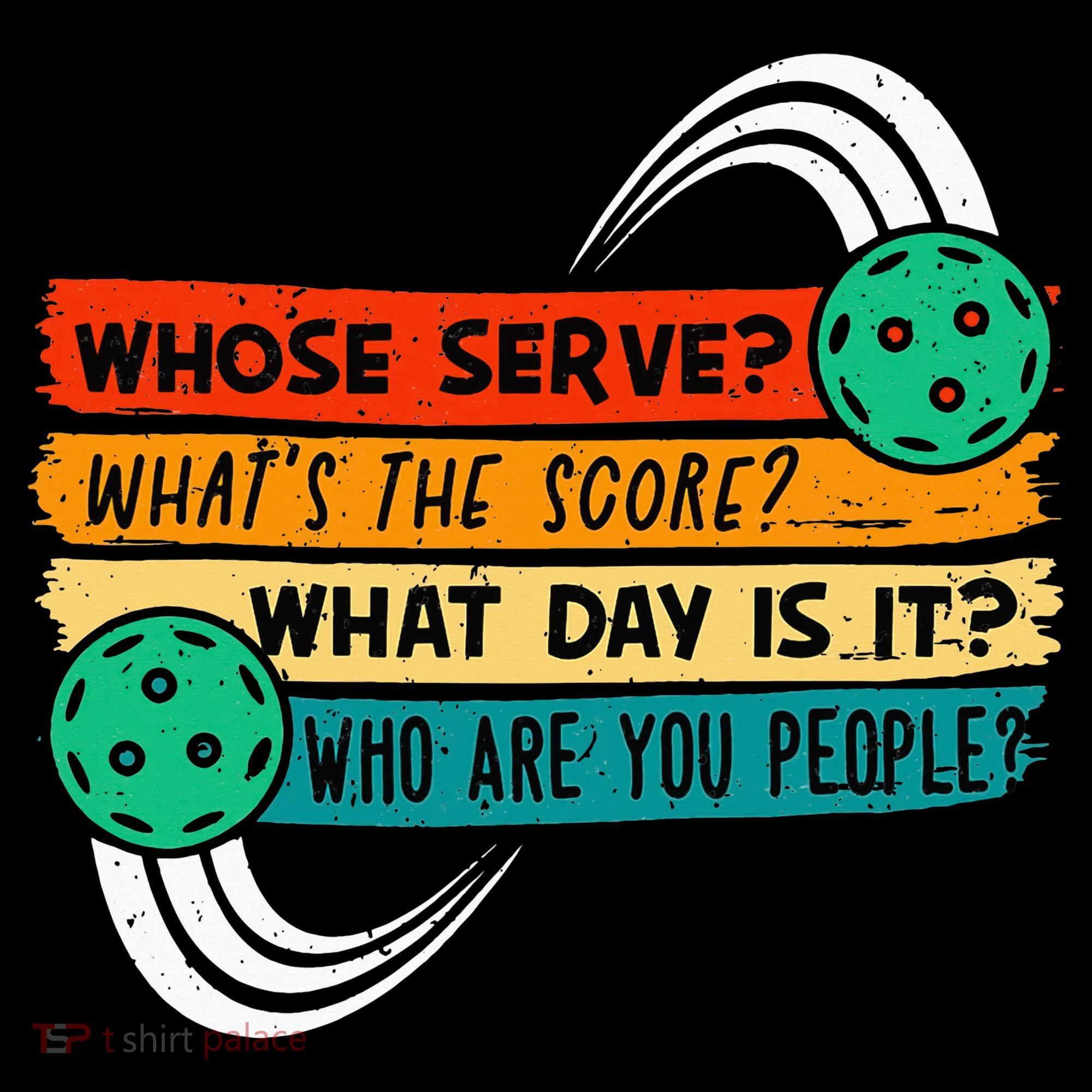 Whose Serve Who Are You People Pickleball Player Mousepad