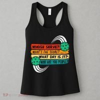Whose Serve Who Are You People Pickleball Player Women's Tank Top thumb 3