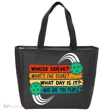 Whose Serve Who Are You People Pickleball Player Tote Bag