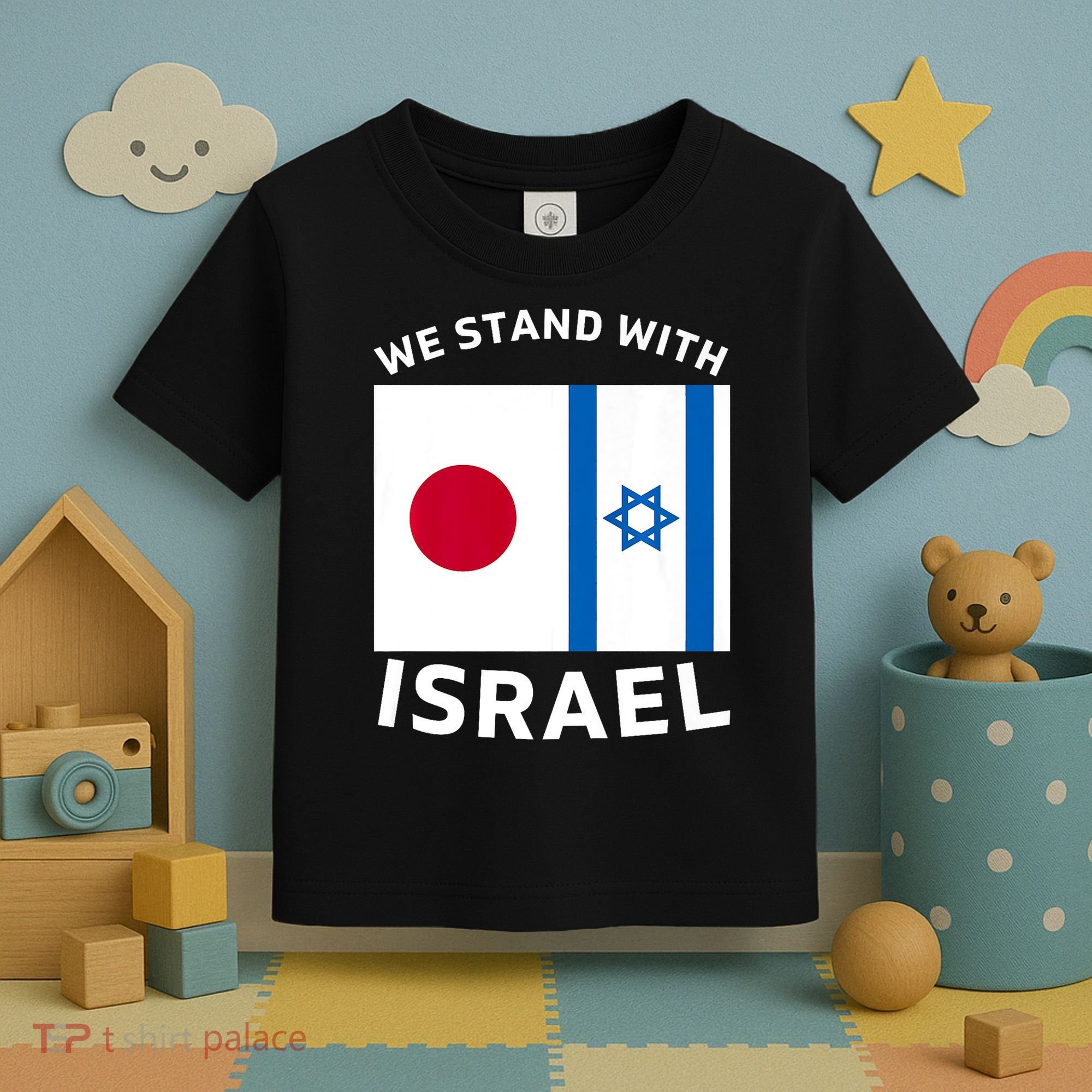 We Stand With Israel Toddler T-Shirt