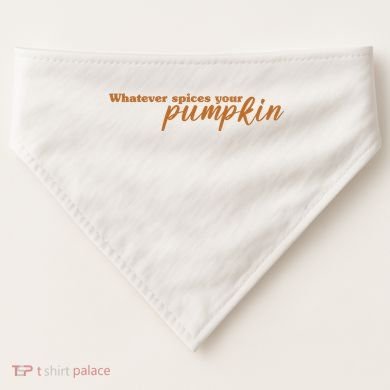 Whatever Spices Your Pumpkin USA-Made Doggie Bandana