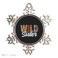 Wild Sister Zoo Born Two Be Wild Bgiftday Safari Jungle Animal Gift Ornament thumb 0