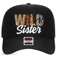 Wild Sister Zoo Born Two Be Wild Bgiftday Safari Jungle Animal Gift Hat thumb 0