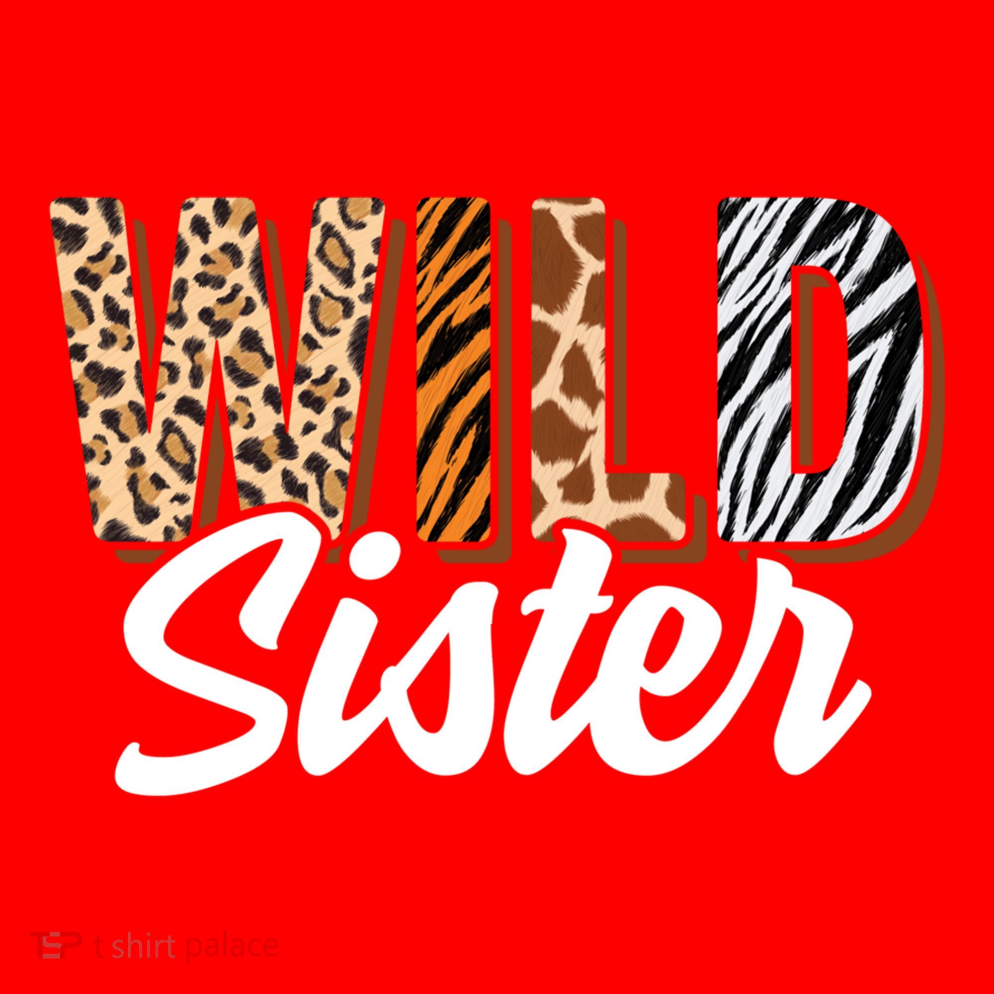 Wild Sister Zoo Born Two Be Wild Bgiftday Safari Jungle Animal Gift Santa Hat