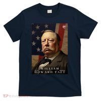 William Taft 27th President Of The United States Portrait T-Shirt thumb 0