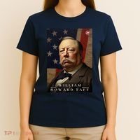 William Taft 27th President Of The United States Portrait T-Shirt thumb 4